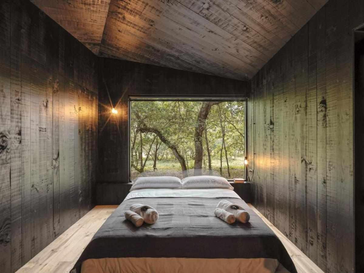 A Leira 116 Cabanas De Diseno Sarria Bagian luar foto