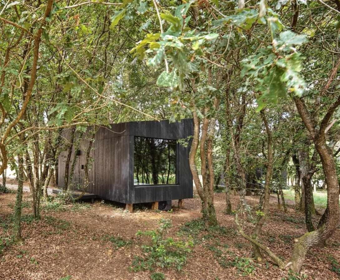 A Leira 116 Cabanas De Diseno Sarria Bagian luar foto