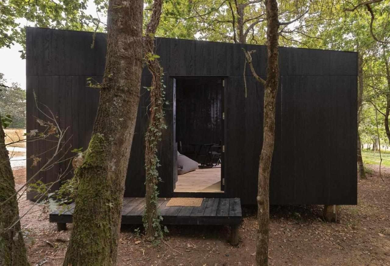 A Leira 116 Cabanas De Diseno Sarria Bagian luar foto