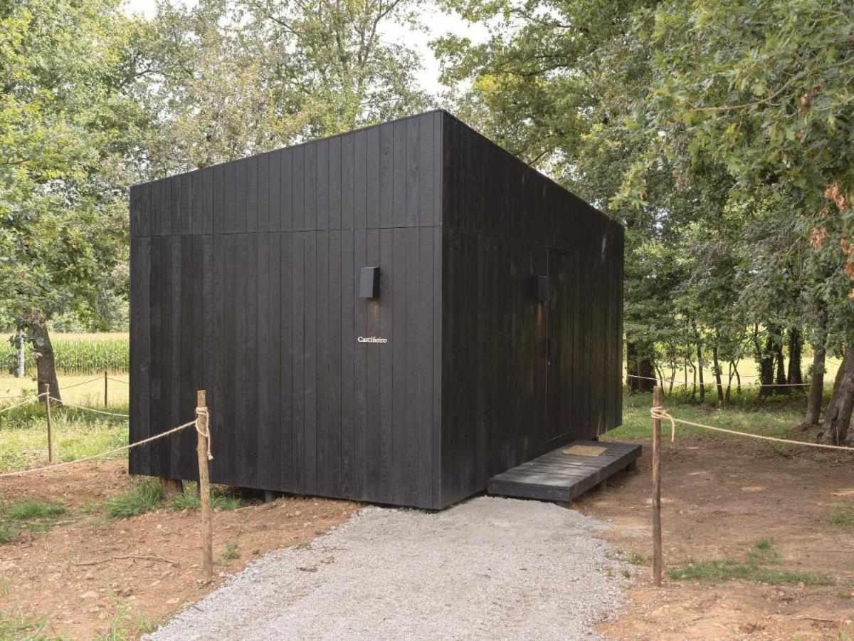A Leira 116 Cabanas De Diseno Sarria Bagian luar foto