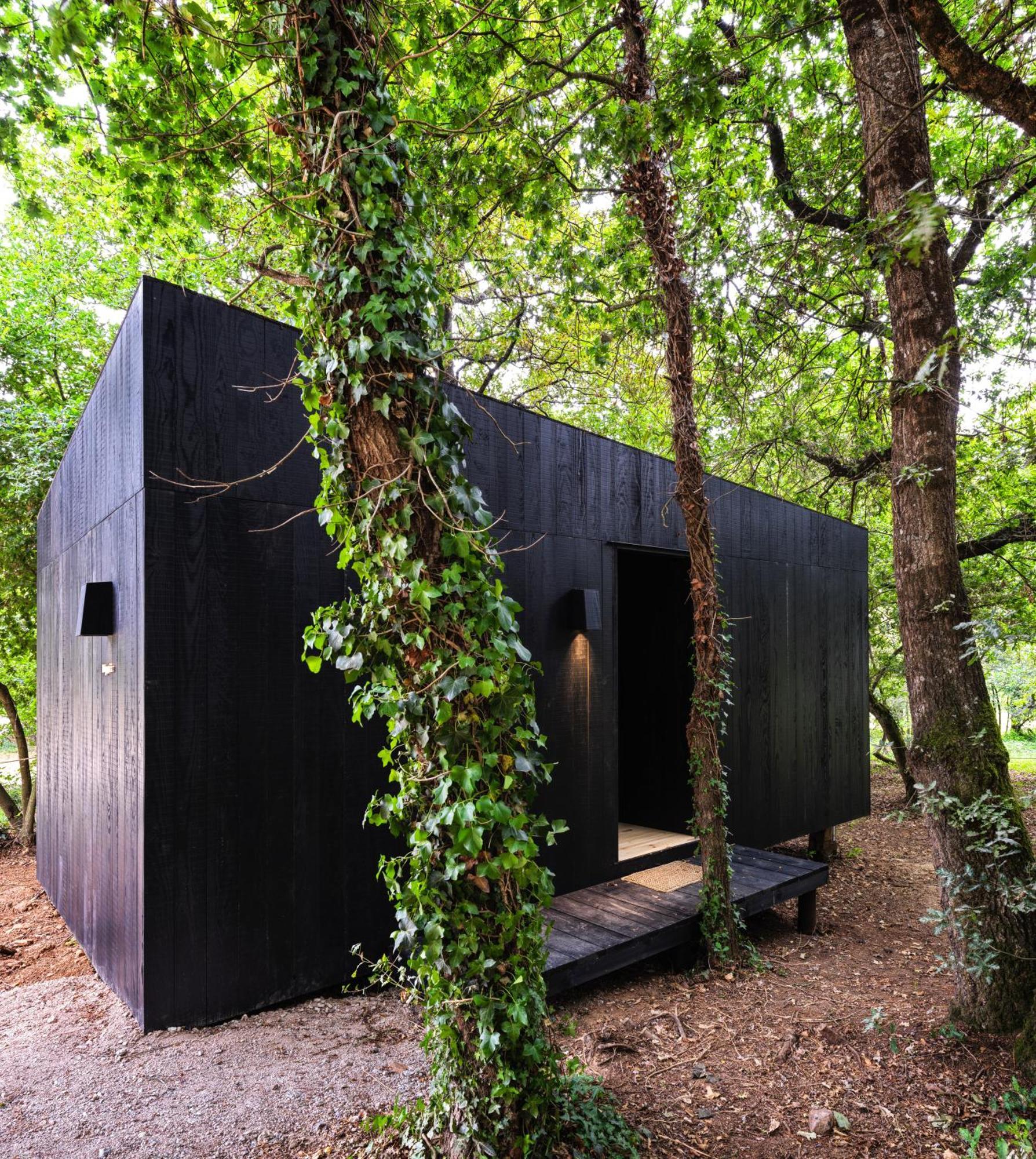 A Leira 116 Cabanas De Diseno Sarria Bagian luar foto