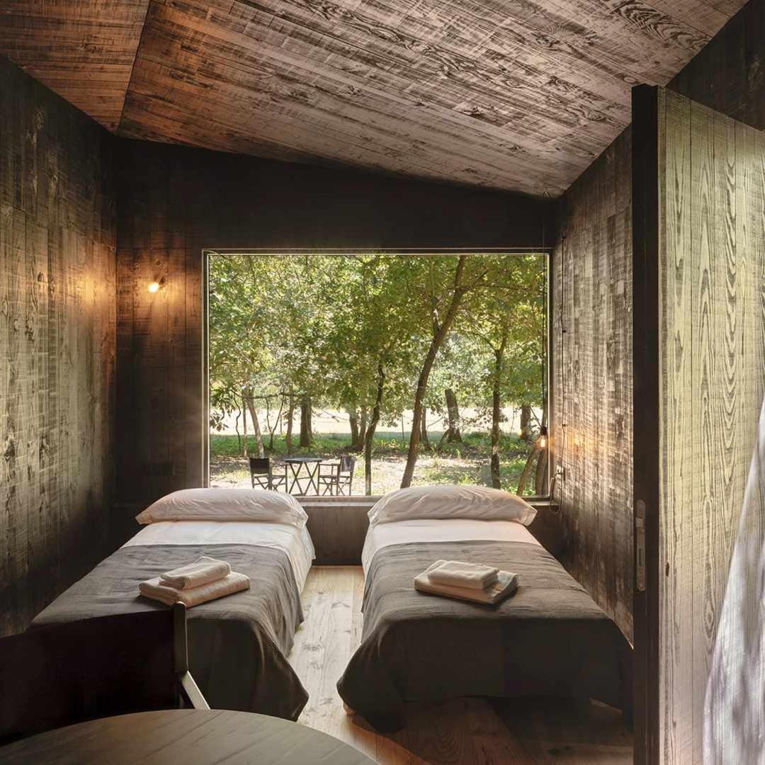 A Leira 116 Cabanas De Diseno Sarria Bagian luar foto
